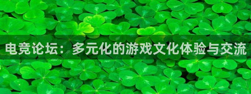 uwin电竞app下载：电竞论坛：多元化的游戏文化体验与交流
